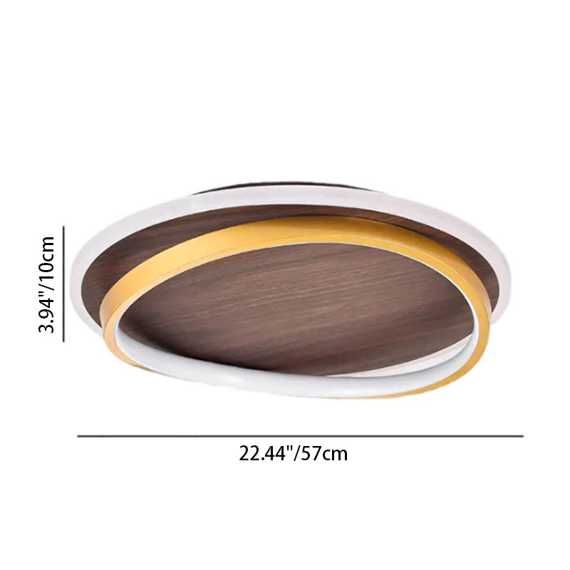 Mokume Ceiling Light