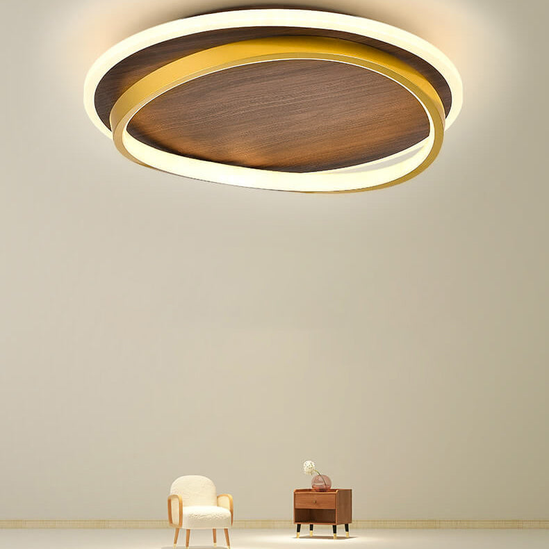 Mokume Ceiling Light